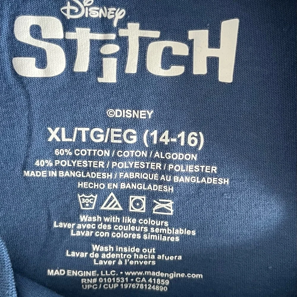 DISNEY STITCH Graphic T-Shirt Bundle | Youth XL (14–16) | 2 Tops - Picture 4 of 8